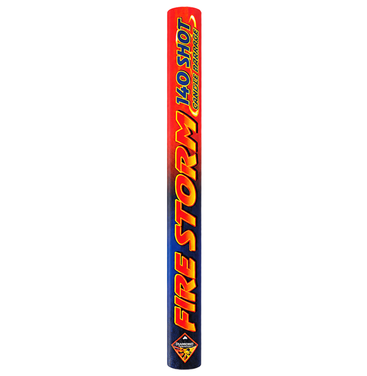 DIAMOND FIREWORKS FIRESTORM 140 SHOT ROMAN CANDLE