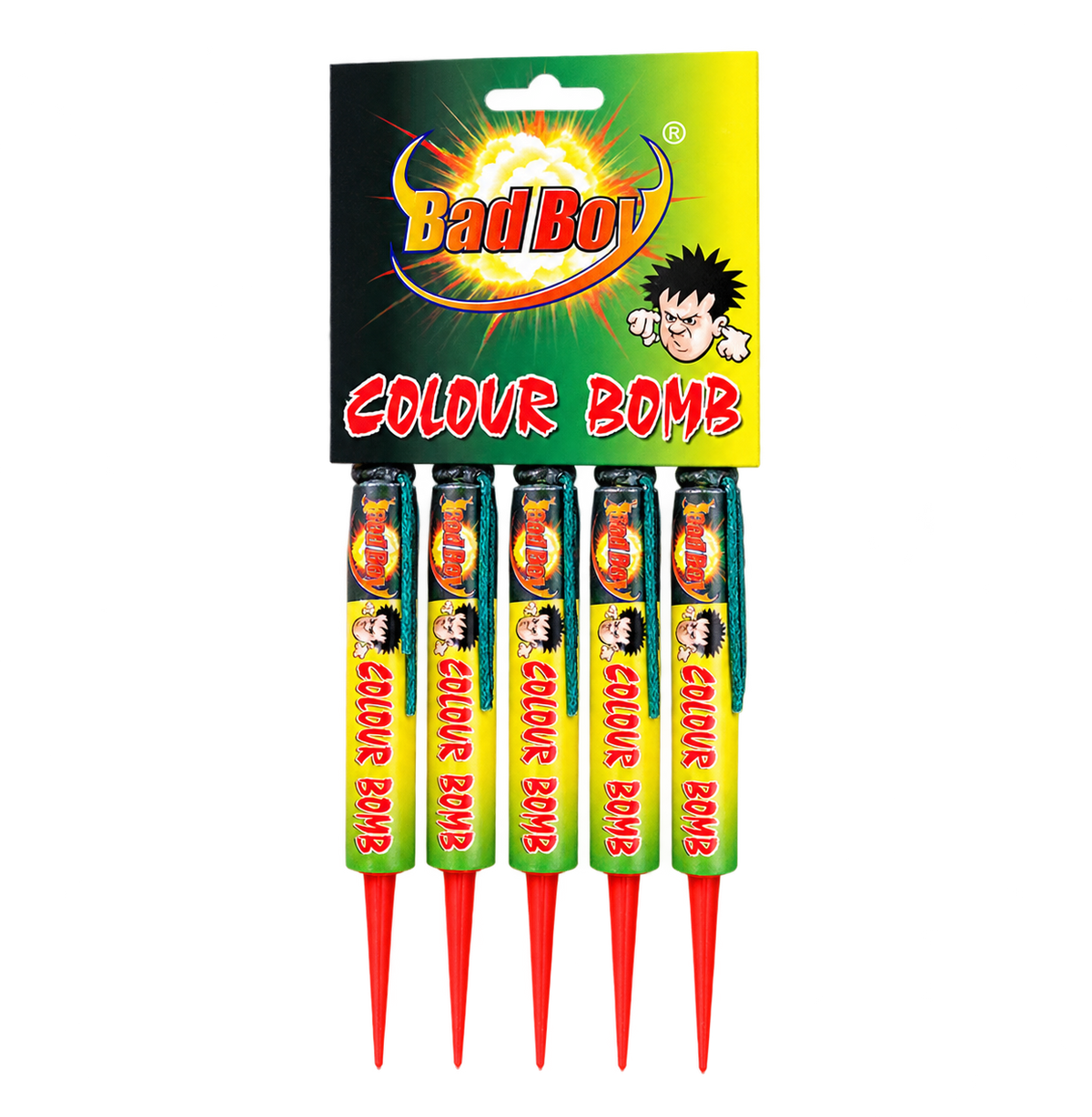 Diamond Fireworks COLOUR BOMB 5 PACK ROMAN CANDLES