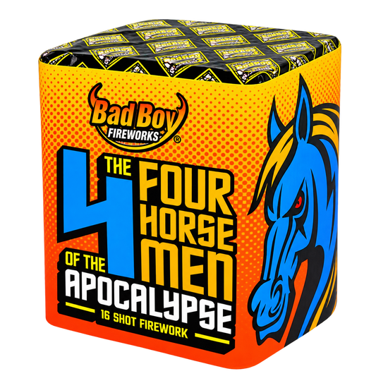 DIAMOND FIREWORKS HORSE MEN 16 SHOT BARRAGE