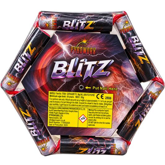 PYROWORX BLITZ 6 MOTOR CATHERINE WHEEL