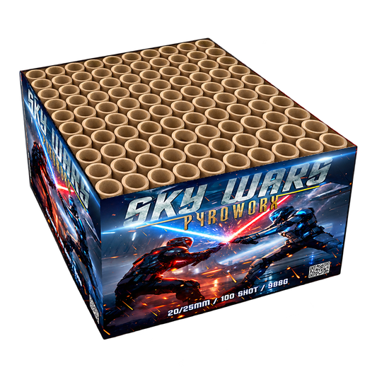 PYROWORX SKY WARS 100 SHOT BARRAGE