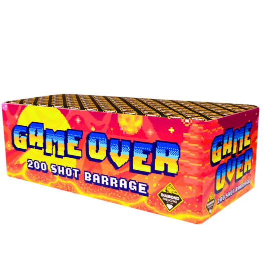 Game over diamond fireworks