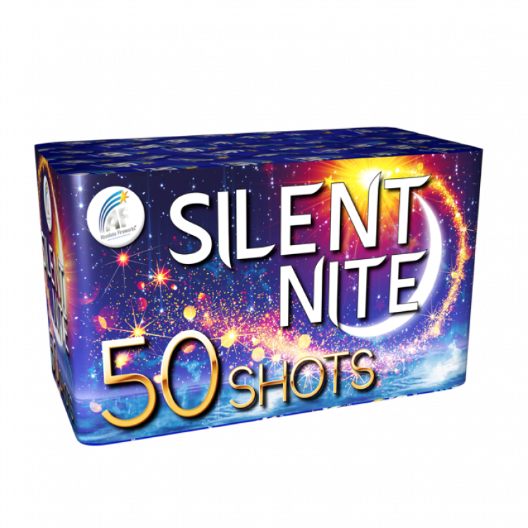 SILENT NITE 50 SHOT QUIET FIREWORK BY ABSOLUTE