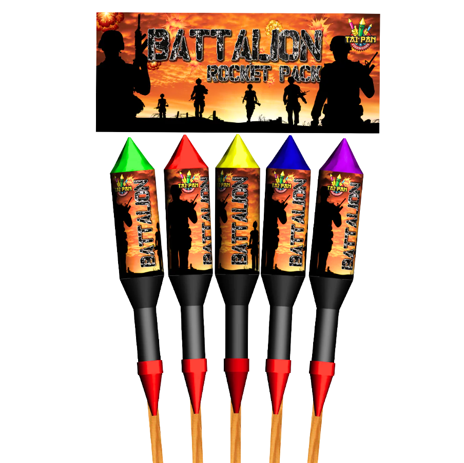 TAI PAN BATTALION LARGE HAWK STYLE ROCKETS