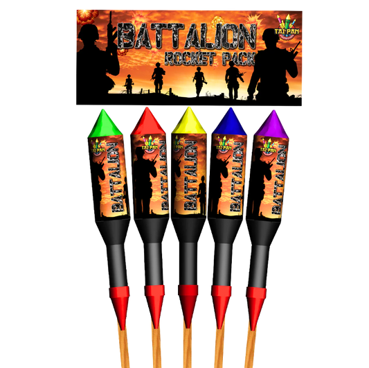 TAI PAN BATTALION LARGE HAWK STYLE ROCKETS