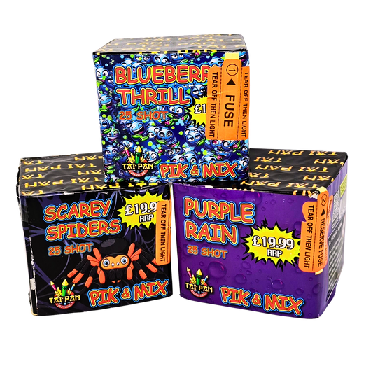 PICK N' MIX 1 - BARRAGE PACK - ABSOLUTE FIREWORKS