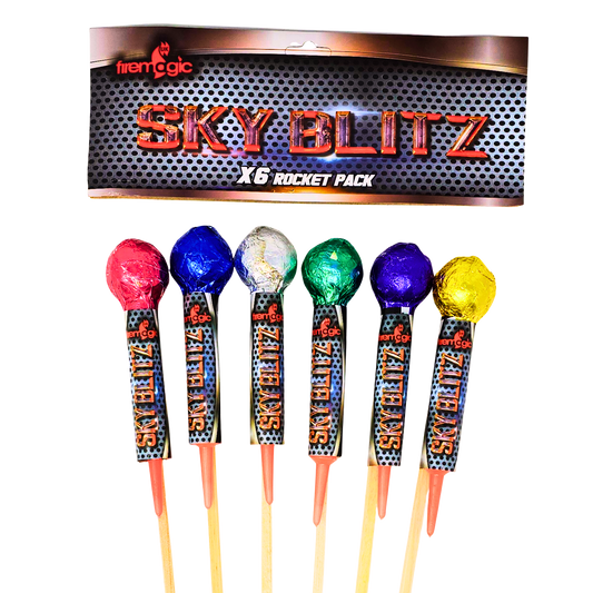 Power Blitz Firework Rockets First Strike Fireworks - Our Display Rocket Packs – FIRST STRIKE ...