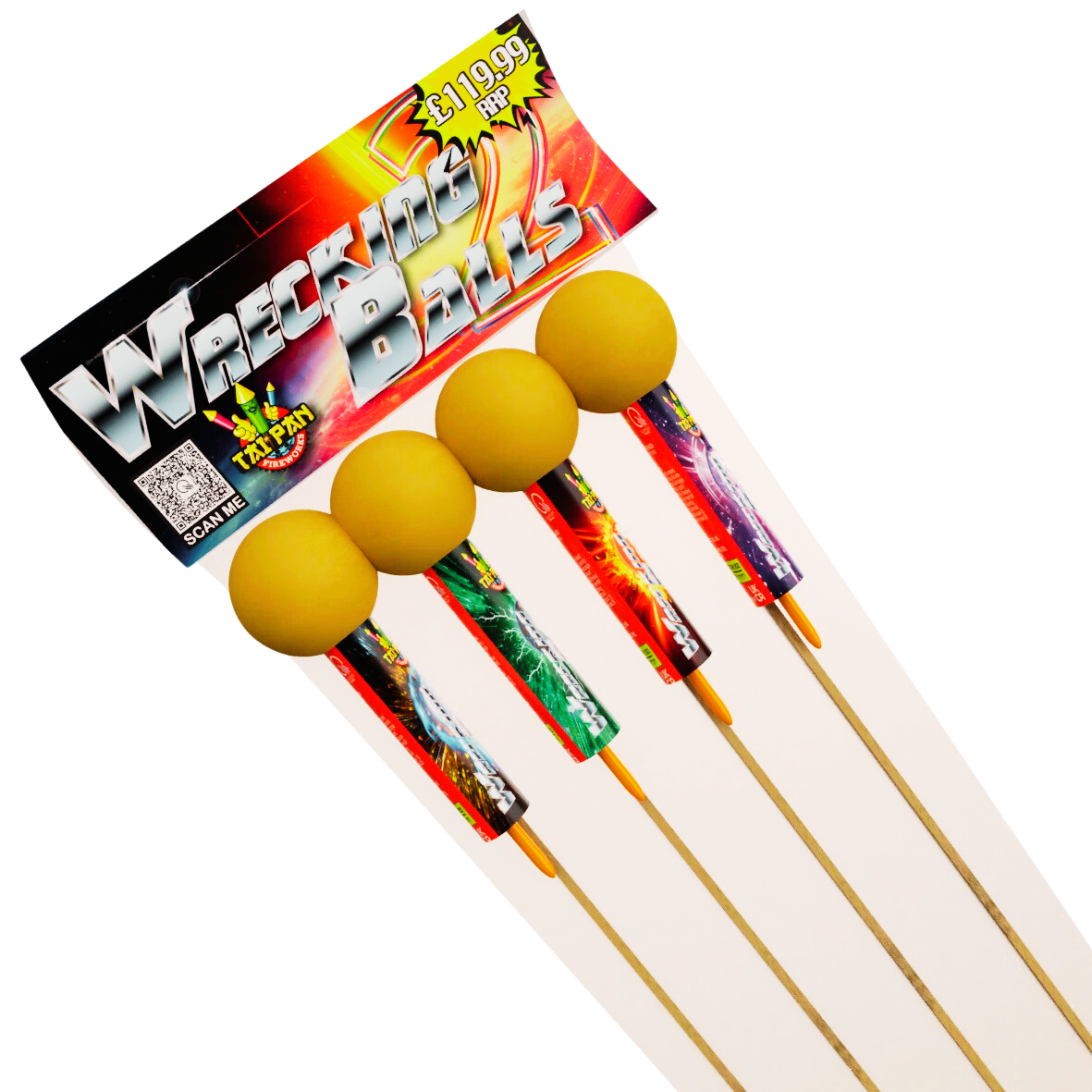 Ball Rockets Fireworks WRECKING BALL ROCKETS BY ABSOLUTE FIREWORKS – FIRST STRIKE FIREWORKS LTD