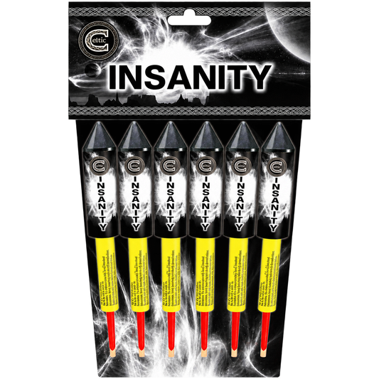 Celtic Insanity Pack of 6 Rockets