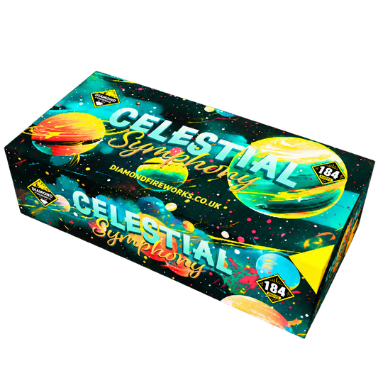 Diamond Fireworks Celestial Symphony 184 Shot Compound