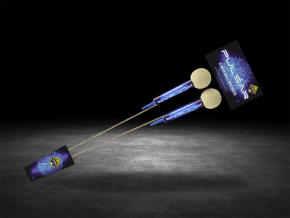 Diamond Fireworks PULSAR 2 PACK BALL ROCKETS original product photo