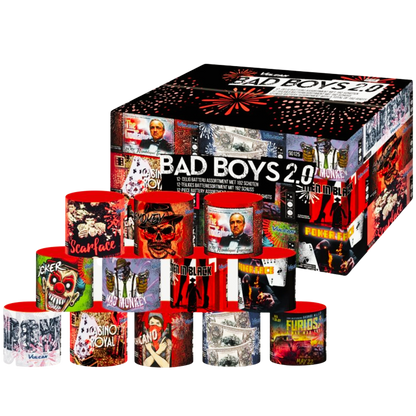 BAD BOYS 2.0 BARRAGE PACK (12 CAKES) vulcan