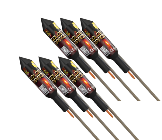 TAI PAN FIREWORKS GOLDEN ARROW ROCKETS
