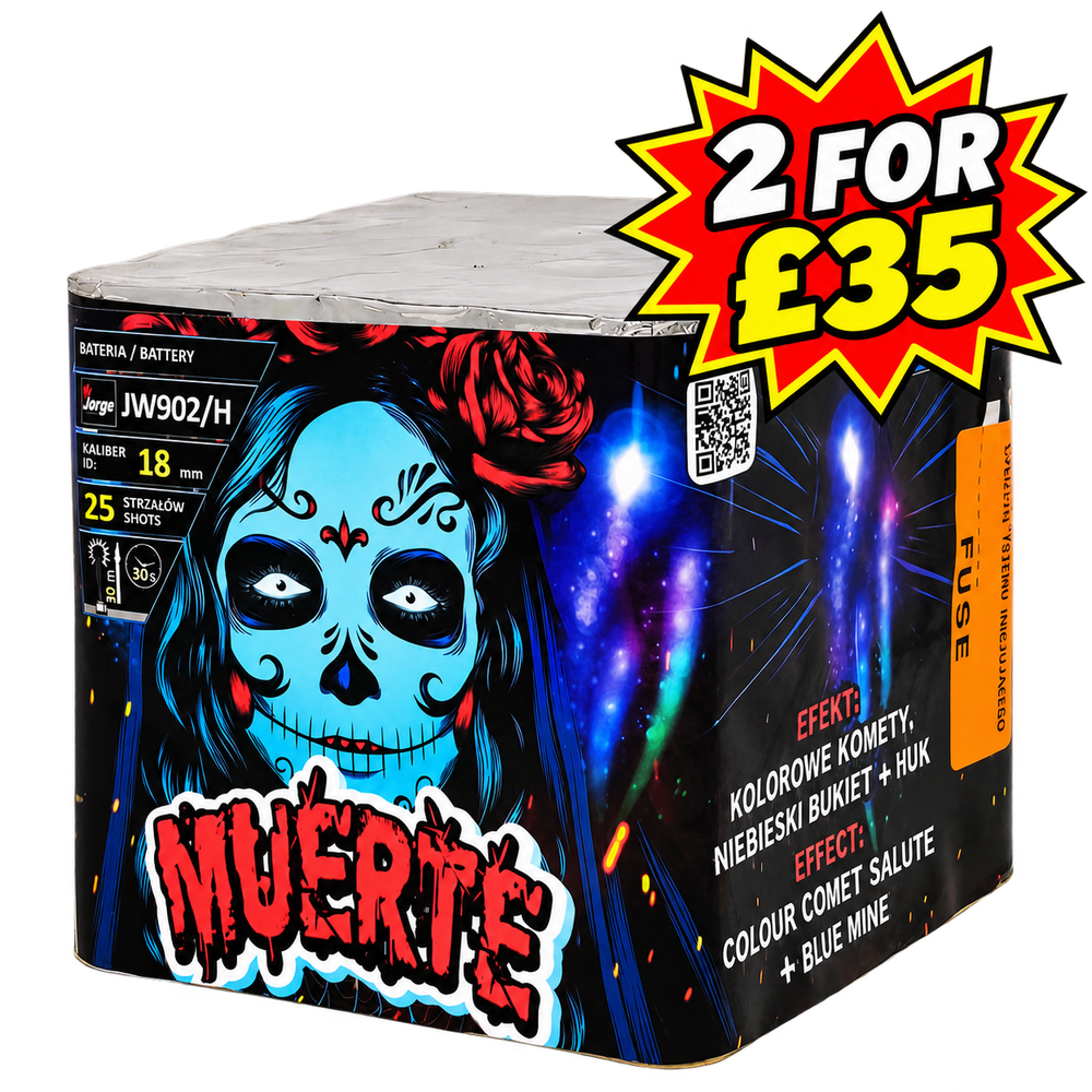 Jorge Muerte JW902/H Salute 25 Shot Barrage – 2 for £35 offer