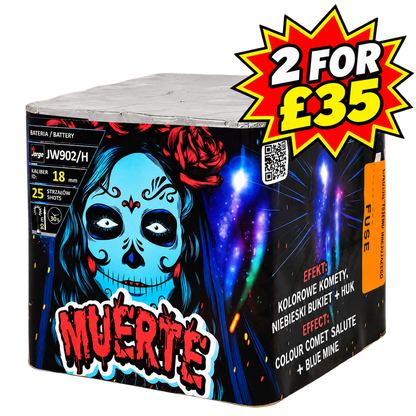 Jorge Muerte JW902/H Salute 25 Shot Barrage – 2 for £35 offer