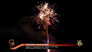 GROUNDS FOR DIVORCE – 200 SHOT COMPOUND FIREWORK