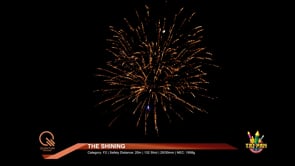 THE SHINING 132 SHOT COMPOUND FIREWORK