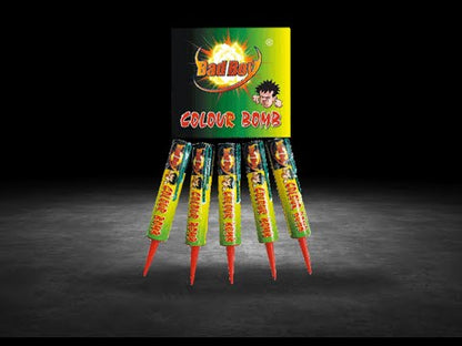 DIAMOND FIREWORKS COLOUR BOMB 5 PACK ROMAN CANDLES