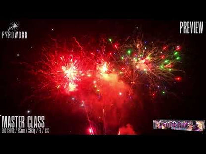 PYROWORX MASTER CLASS 300 SHOT COMPOUND FIREWORK