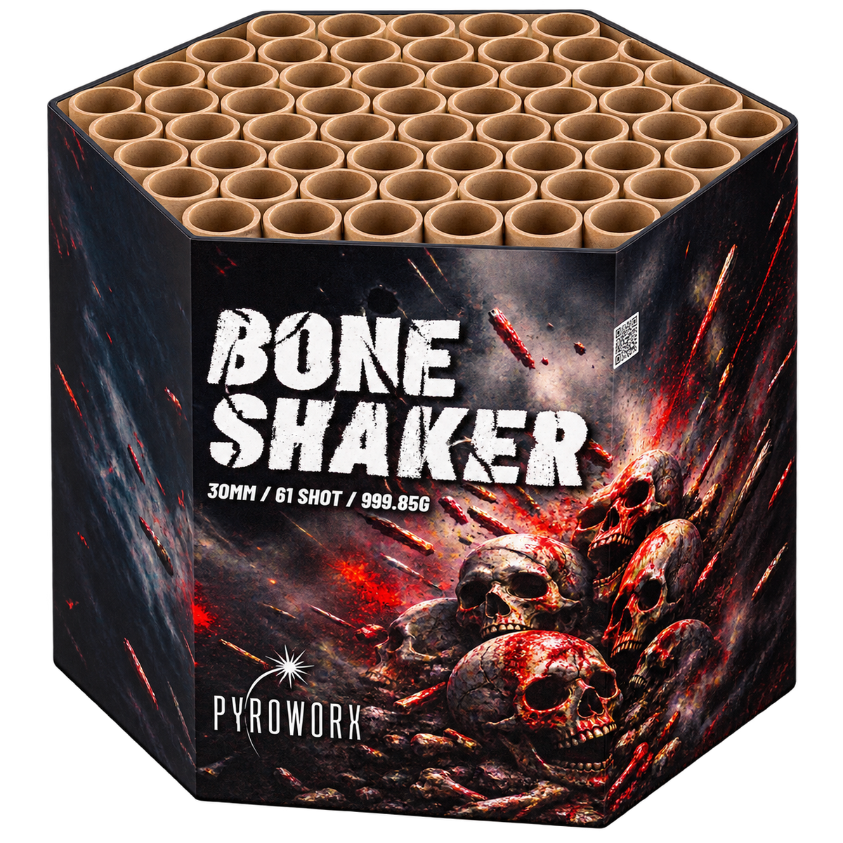 Pyroworx Bone Shaker 61 Shot Firework