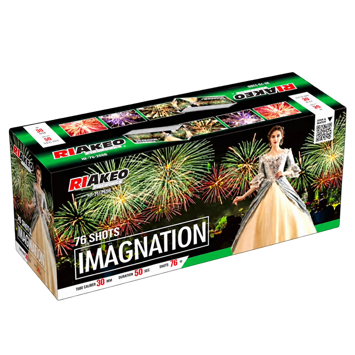Riakeo Imagination 76 Shot Compound Firework