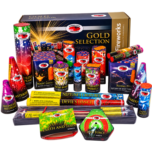 Kimbolton Gold 27 Piece Firework Selection Box