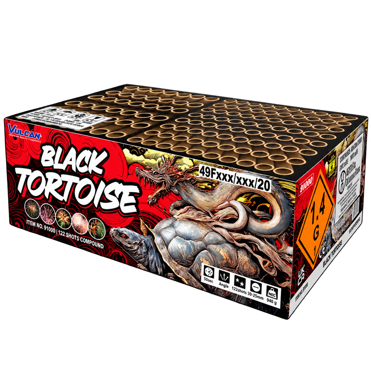 BLACK TOURTOISE COMPOUND 122 Shots