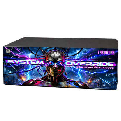 PYROWORX SYSTEM OVERRIDE 100 SHOT COMPOUND FIREWORK