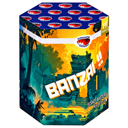 Kimbolton Banzai 19 Shot Barrage | Garden Firework