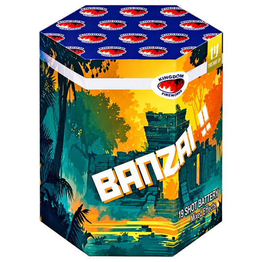 Kimbolton Banzai 19 Shot Barrage | Garden Firework