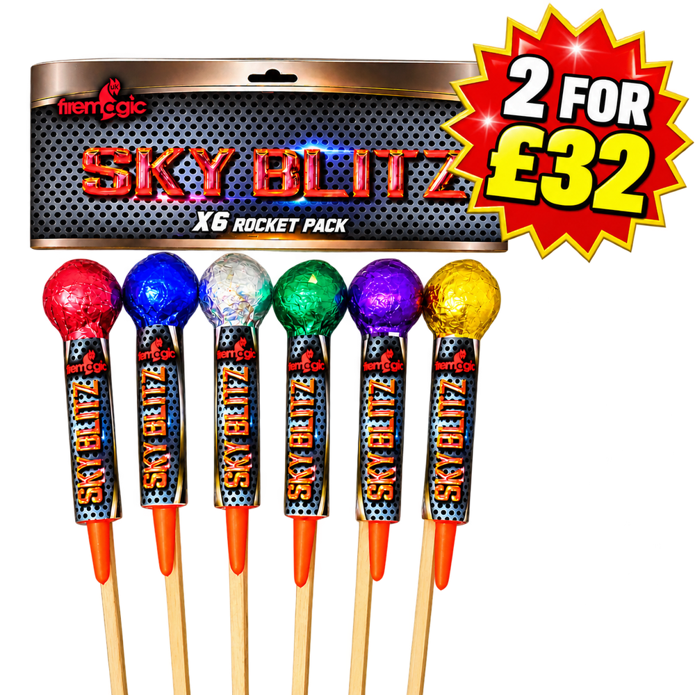 Sky Blitz rockets 6 pack – 2 for £32