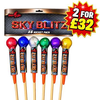 Sky Blitz rockets 6 pack – 2 for £32