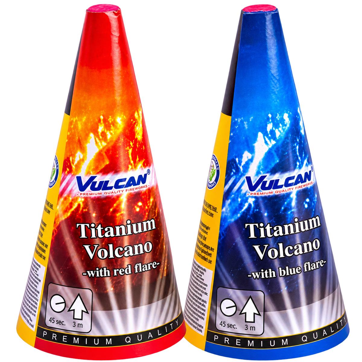 Vulcan Titanium Volcano Twin Pack